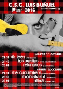 cartel-buñuel-pilares-2016 The Cucumbers